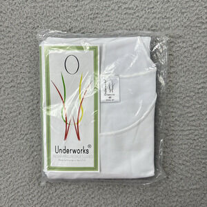 Underworks 997 Ultimate Chest Binding Top DBL Panel Tank‎ White Size 4x